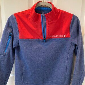 Vineyard Vines Quarter Zip Shep Shirt Sweatshirt Youth Medium